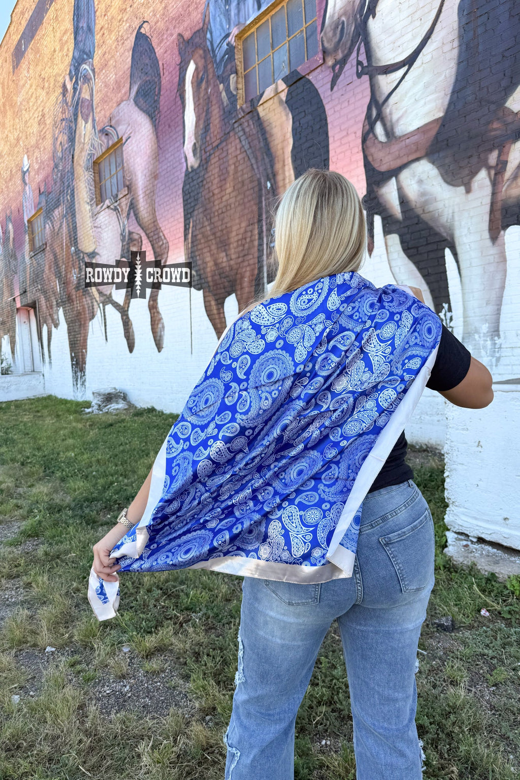 Cowgirl Paisley Wild Rag